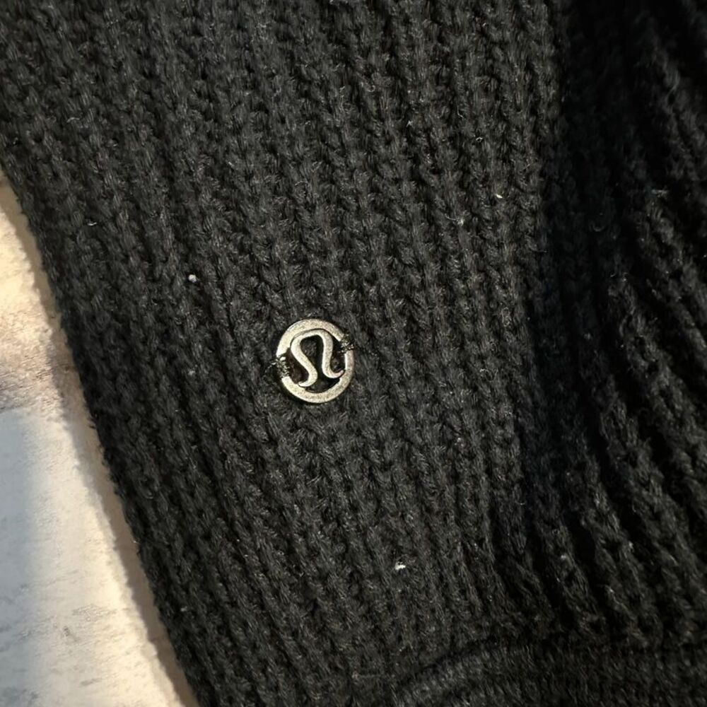 Rare Vintage Lululemon 'Embrace' Heavy Rib-Knit Zip-Up Hoodie